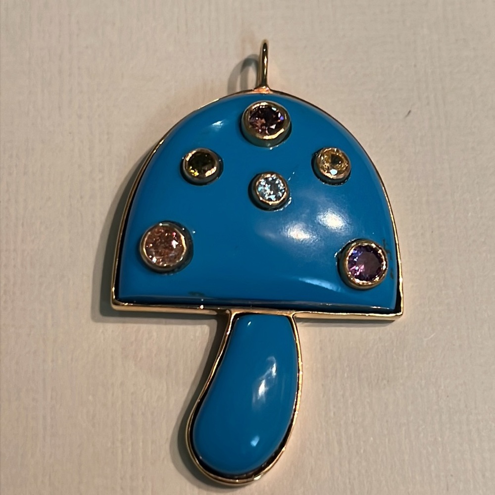 Brent Neale Look-alike Gemstone Mushroom- New with Tags